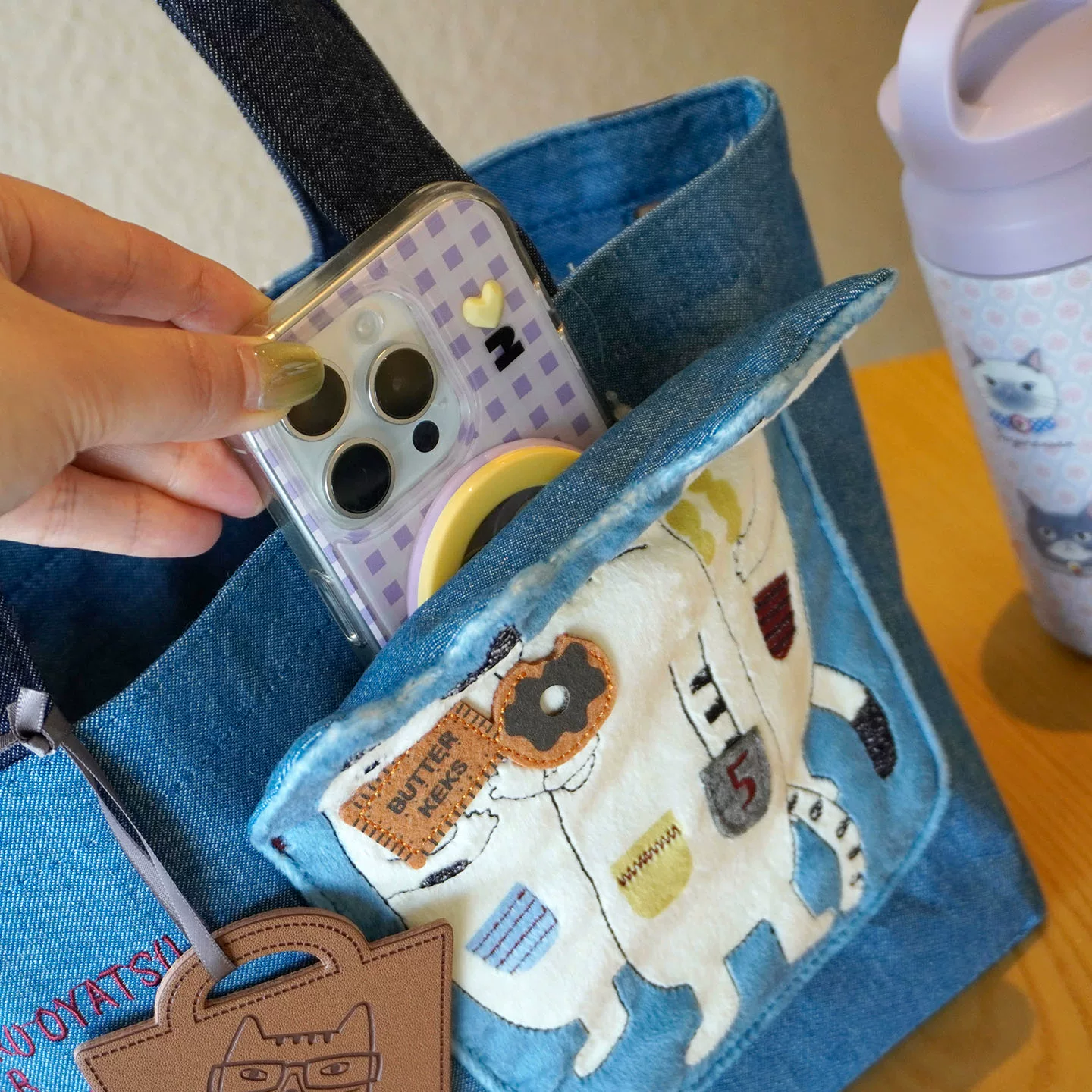 送皮牌 日本kusuguru正品立体小猫 图3