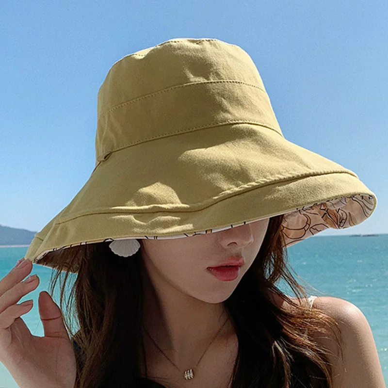 渔夫帽女大帽簷遮阳帽春秋帽子夏季遮阳帽女 图3
